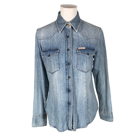 Unisex Marlboro Classics - Denim shirt, size 40 - Light blue ()