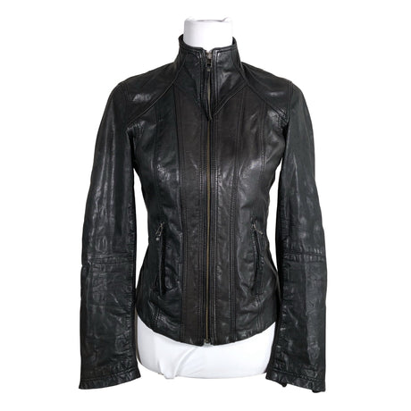 Unisex Oasis - Leather jacket, size 36 - Black ()
