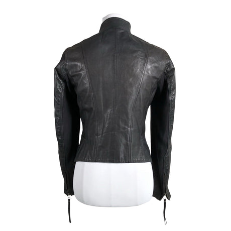 Unisex Oasis - Leather jacket, size 36 - Black (2)