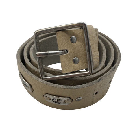Unisex Hunkydory - Leather belt, size Ei kokoa - Beige ()