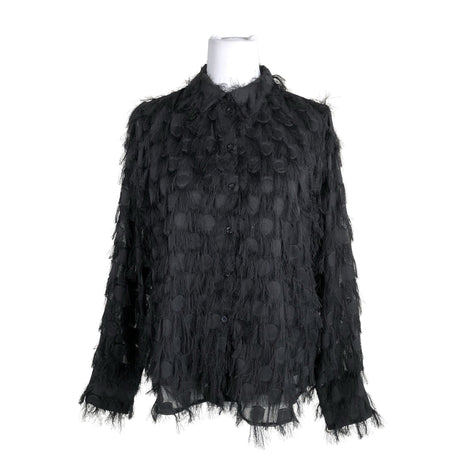 Unisex Rich & Royal - Short-sleeved blouse, size 38 - Black ()