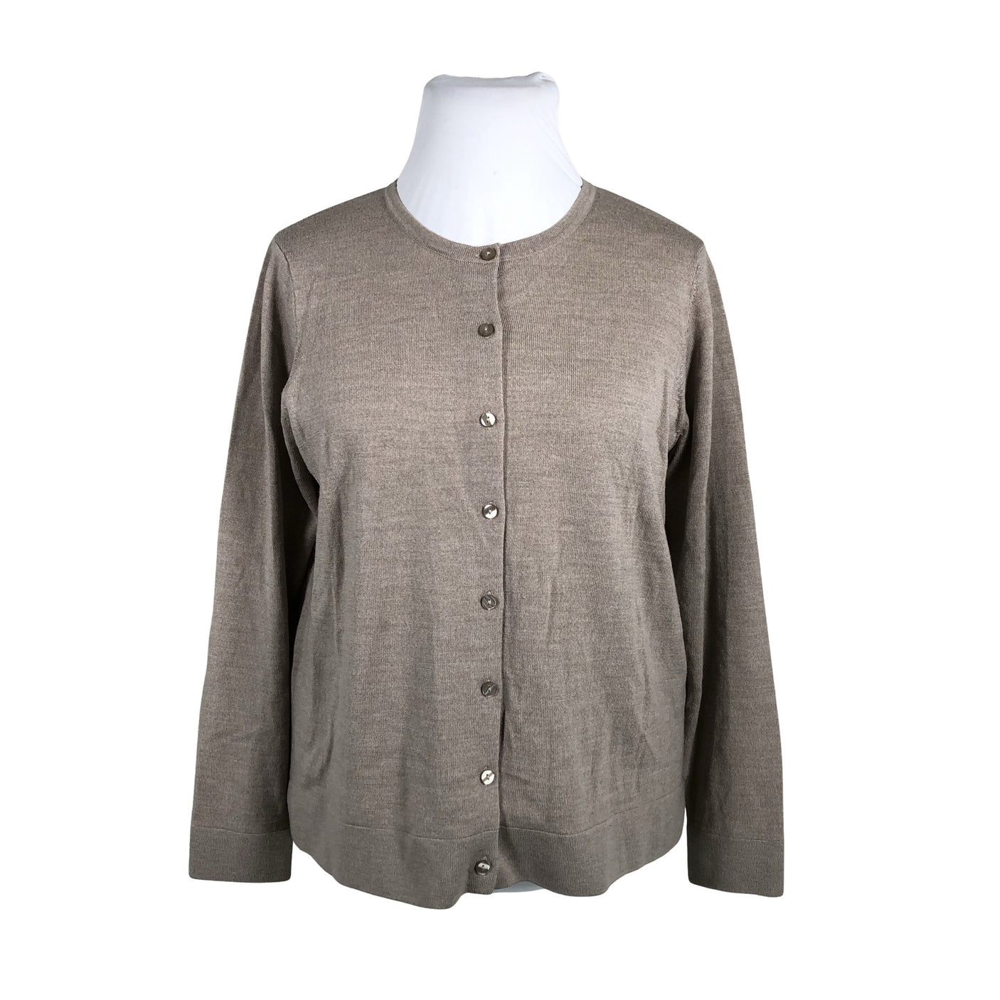 Unisex Essentials by Stockmann - Cardigan, size 42 - Brown (1)