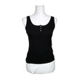 Unisex Lindex - Tricot tank top, size 38 - Black ()