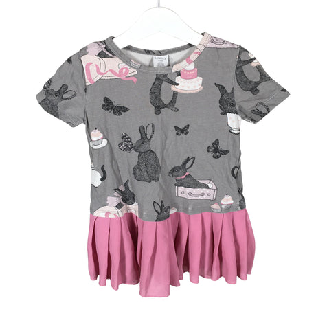 Unisex Lindex - Tricot dress, size 92 - 98 - Gray ()