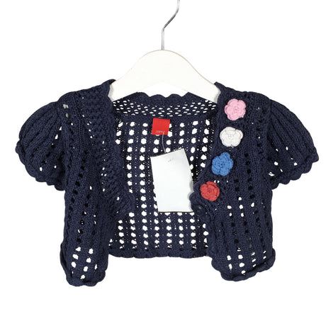 Unisex Esprit - Knit bolero jacket, size 116 - 122 - Blue ()