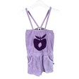 Unisex Småfolk - Short overalls, size 98 - 104 - Violet ()