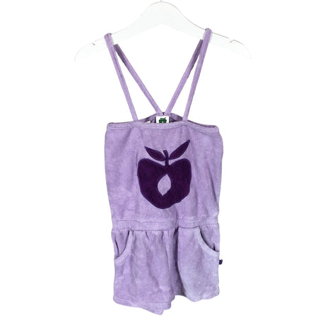 Unisex Småfolk - Short overalls, size 98 - 104 - Violet ()