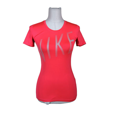 Unisex Nike - Sports shirt, short sleeve, size 38 - Red ()