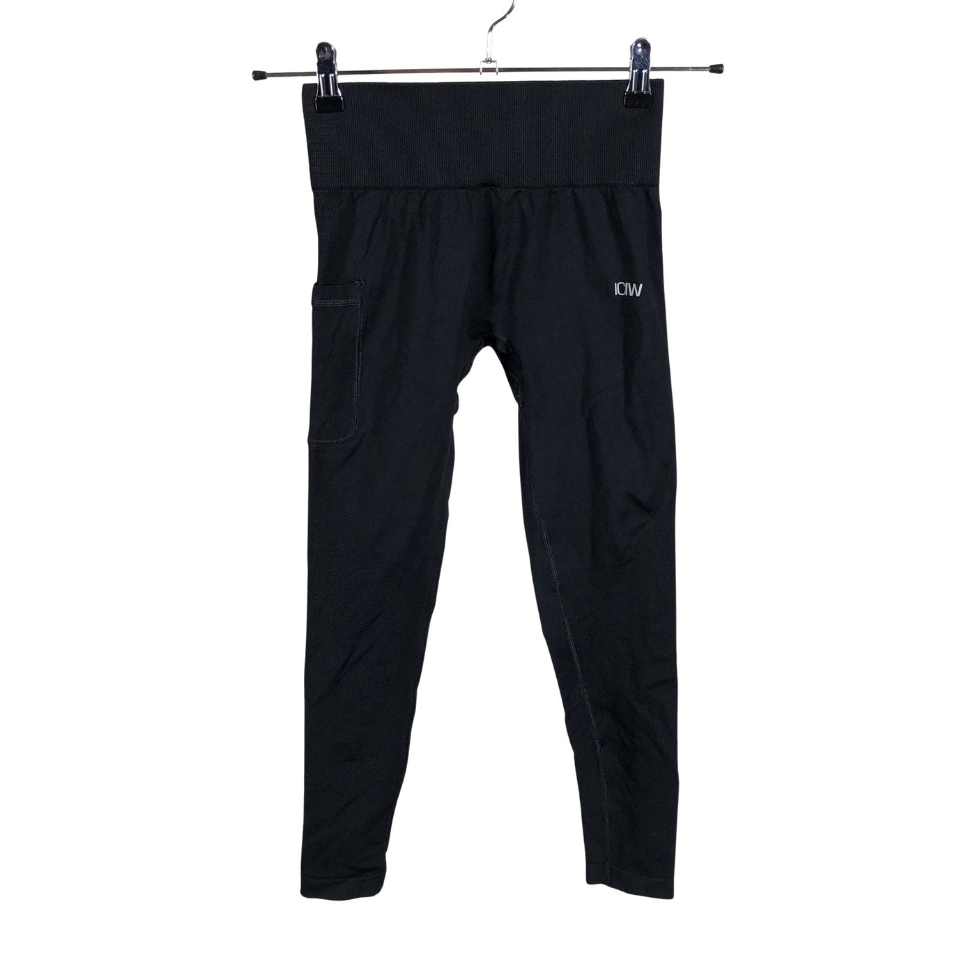 Unisex ICIW – Icaniwill - Sports capri pants, size 36 - Black (1)