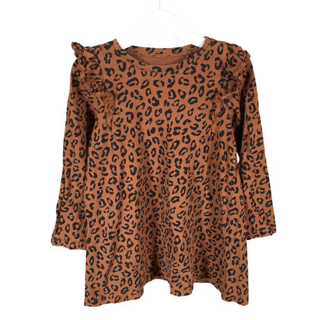 Unisex Lindex - Tricot dress, size 86 - 92 - Brown ()