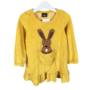 Unisex me&i - Sweatshirt dress, size 98 - 104 - Yellow (1)
