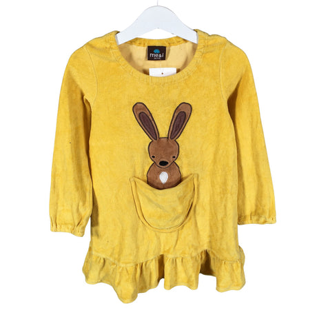 Unisex me&i - Sweatshirt dress, size 98 - 104 - Yellow ()