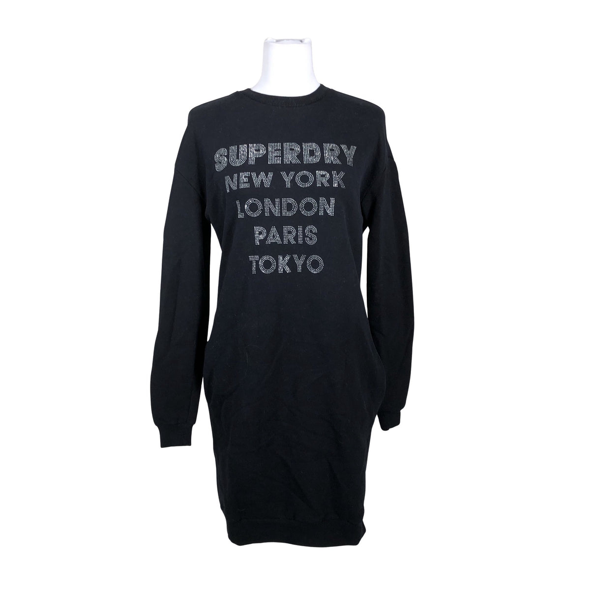 Unisex Superdry - Sweatshirt tunic, size 36 - Black (1)