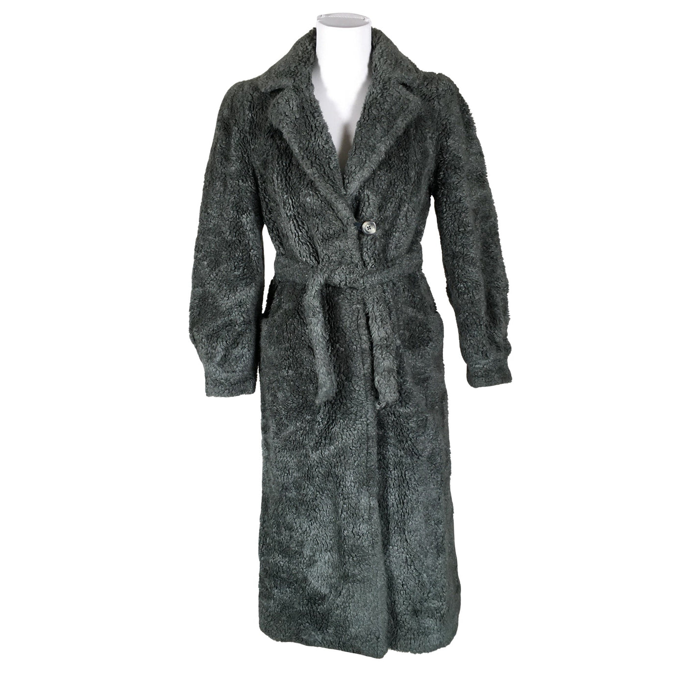 Unisex Bianca - Faux fur coat, size 34 - Gray (1)