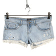 Unisex Superdry - Denim shorts, size W28 - Light blue ()