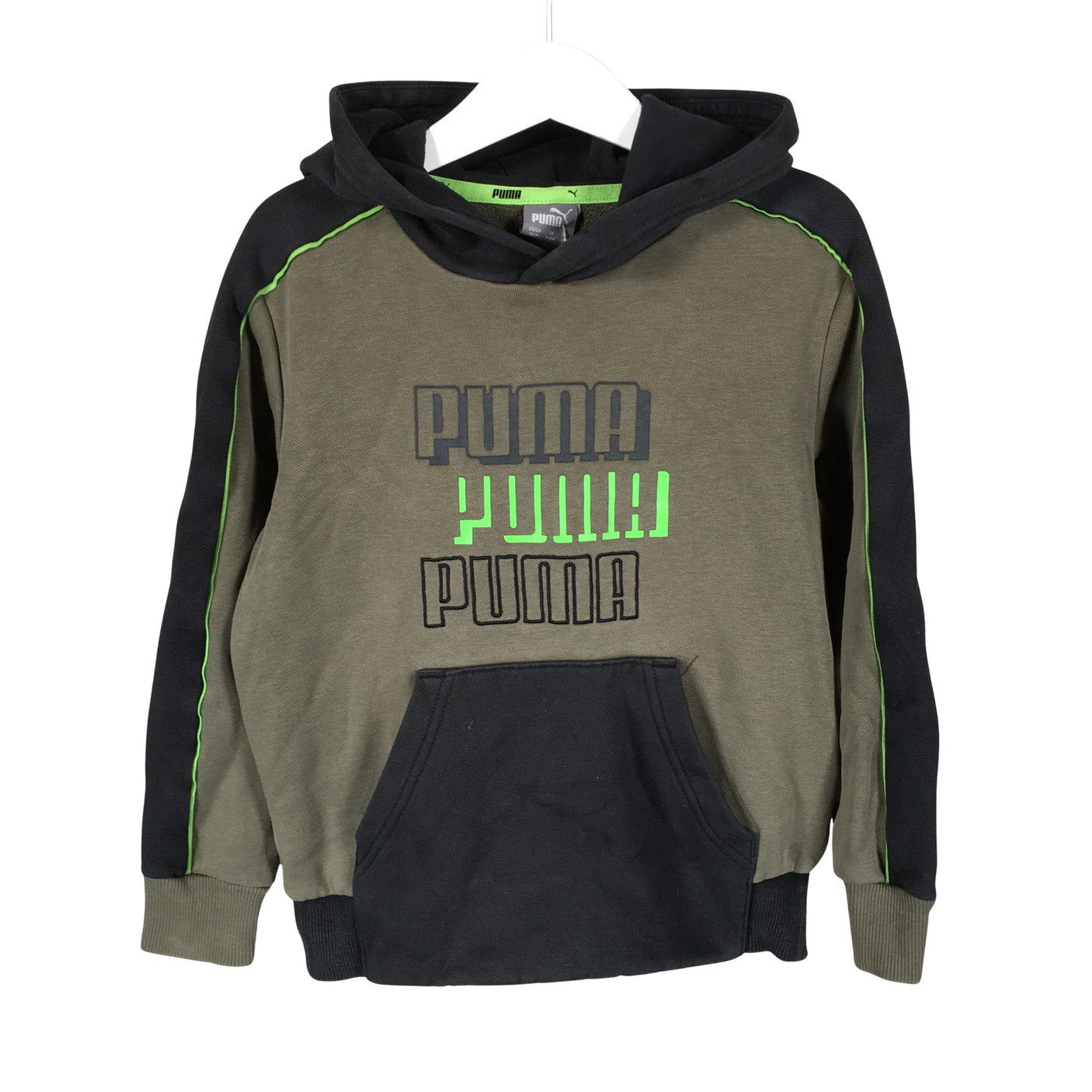 Unisex Puma - Hoodie, size 122 - 128 - Green (1)