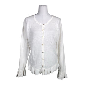 Unisex Claire.dk - Cardigan, size 40 - White (1)
