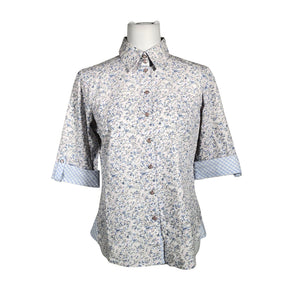 Unisex Un Jour Ailleurs - Collared shirt, size 36 - White (1)