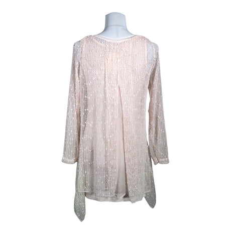 Unisex New Collection - Knit tunic, size 40 - Light pink (2)