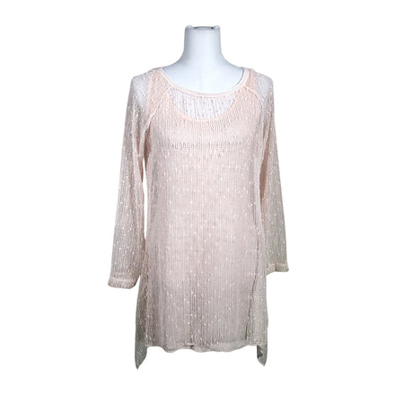 Unisex New Collection - Knit tunic, size 40 - Light pink ()