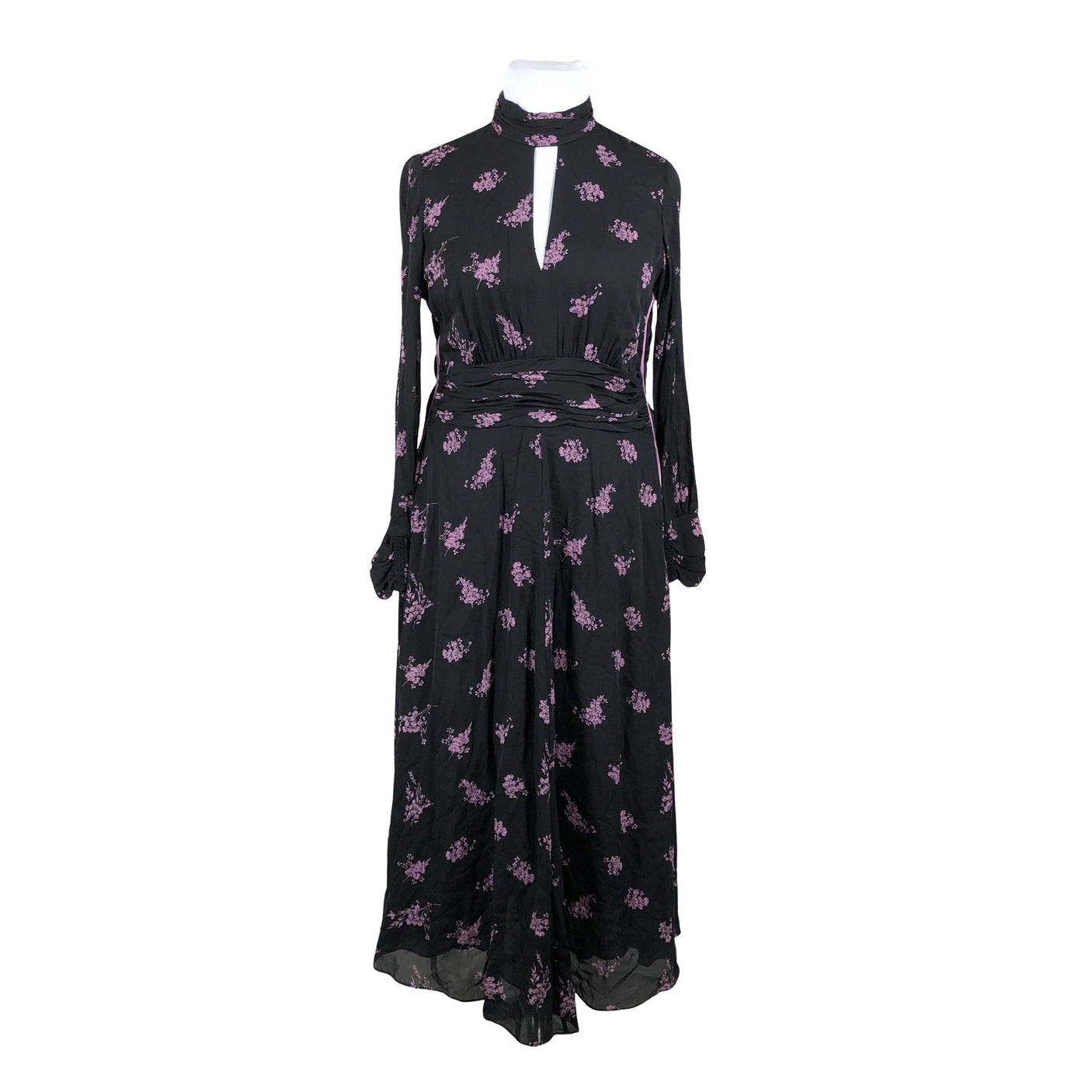 Unisex ME+EM - Schiffon dress, size 44 - Black (1)