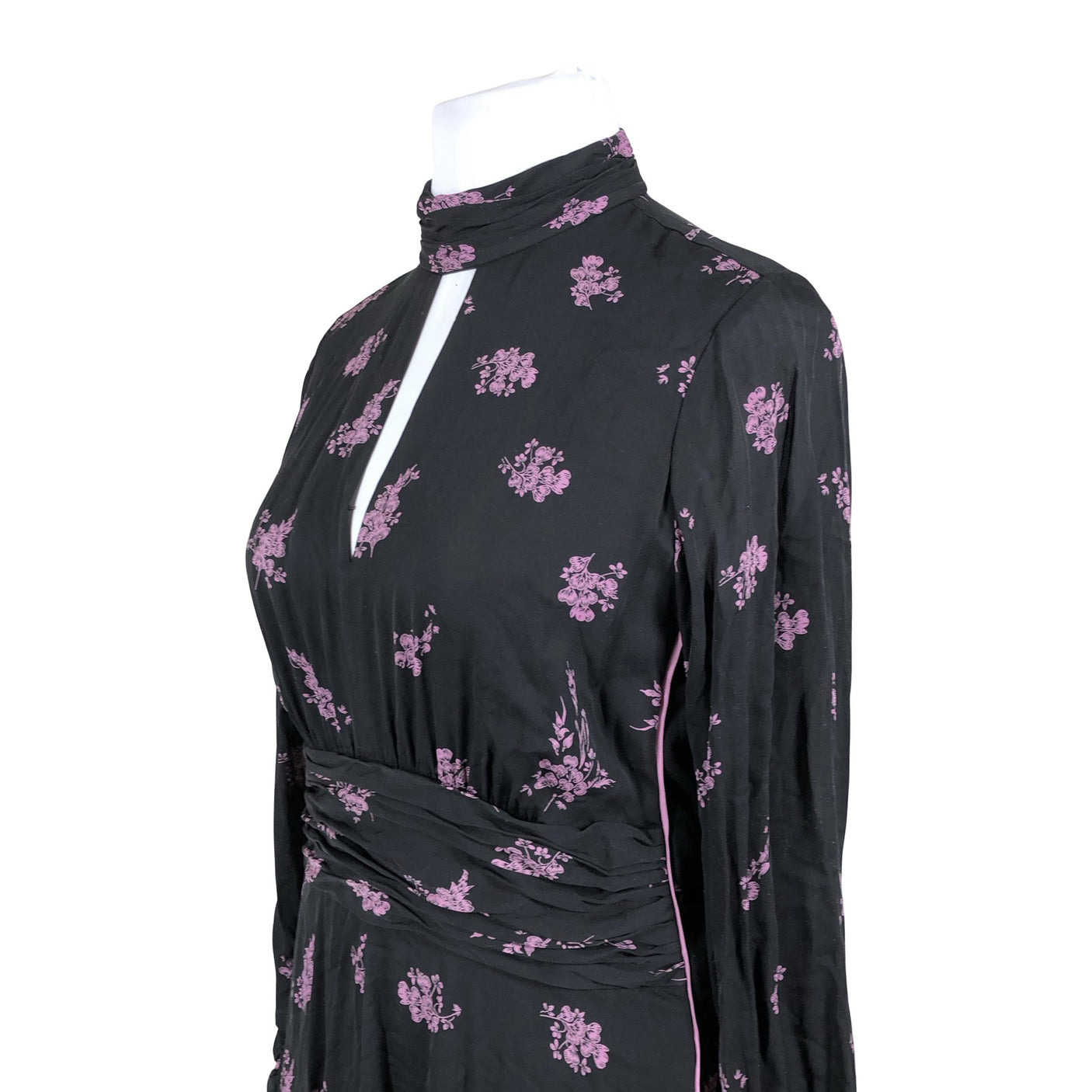 Unisex ME+EM - Schiffon dress, size 44 - Black (2)