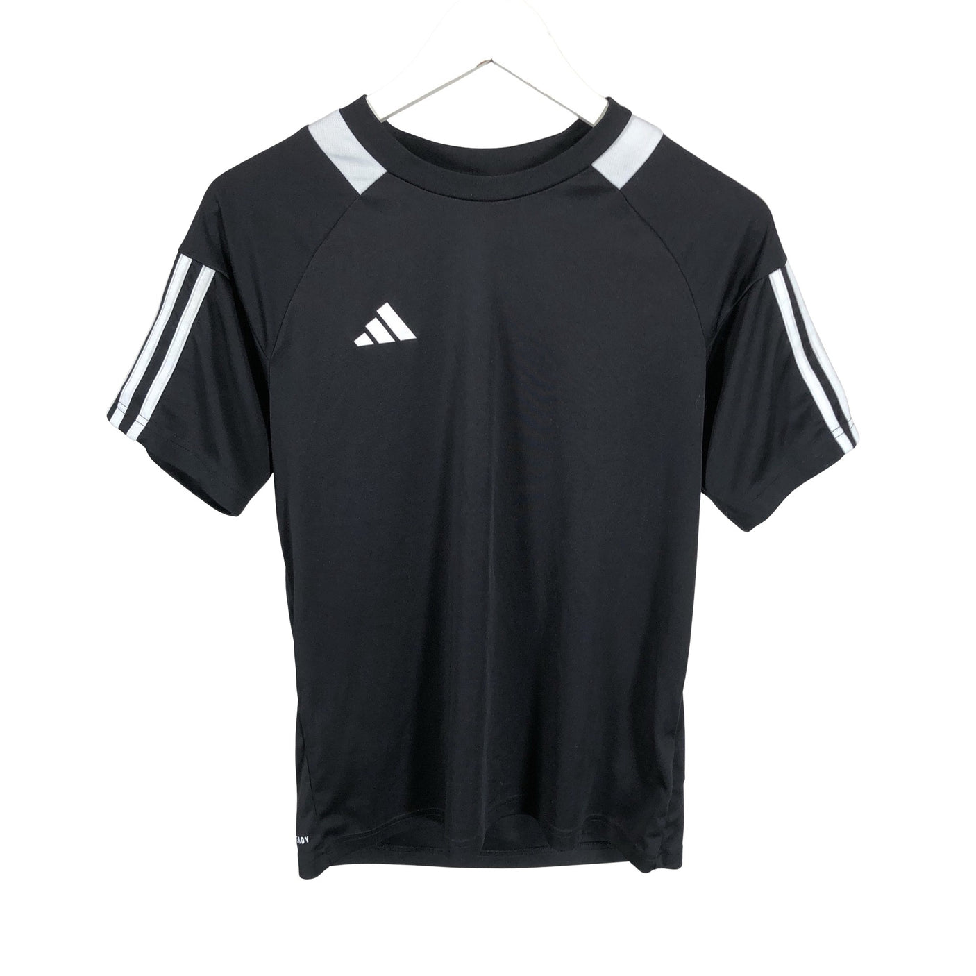 Unisex Adidas - Sports shirt, short sleeve, size 158 - 164 - Black (1)