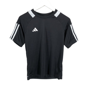 Unisex Adidas - Sports shirt, short sleeve, size 158 - 164 - Black (1)