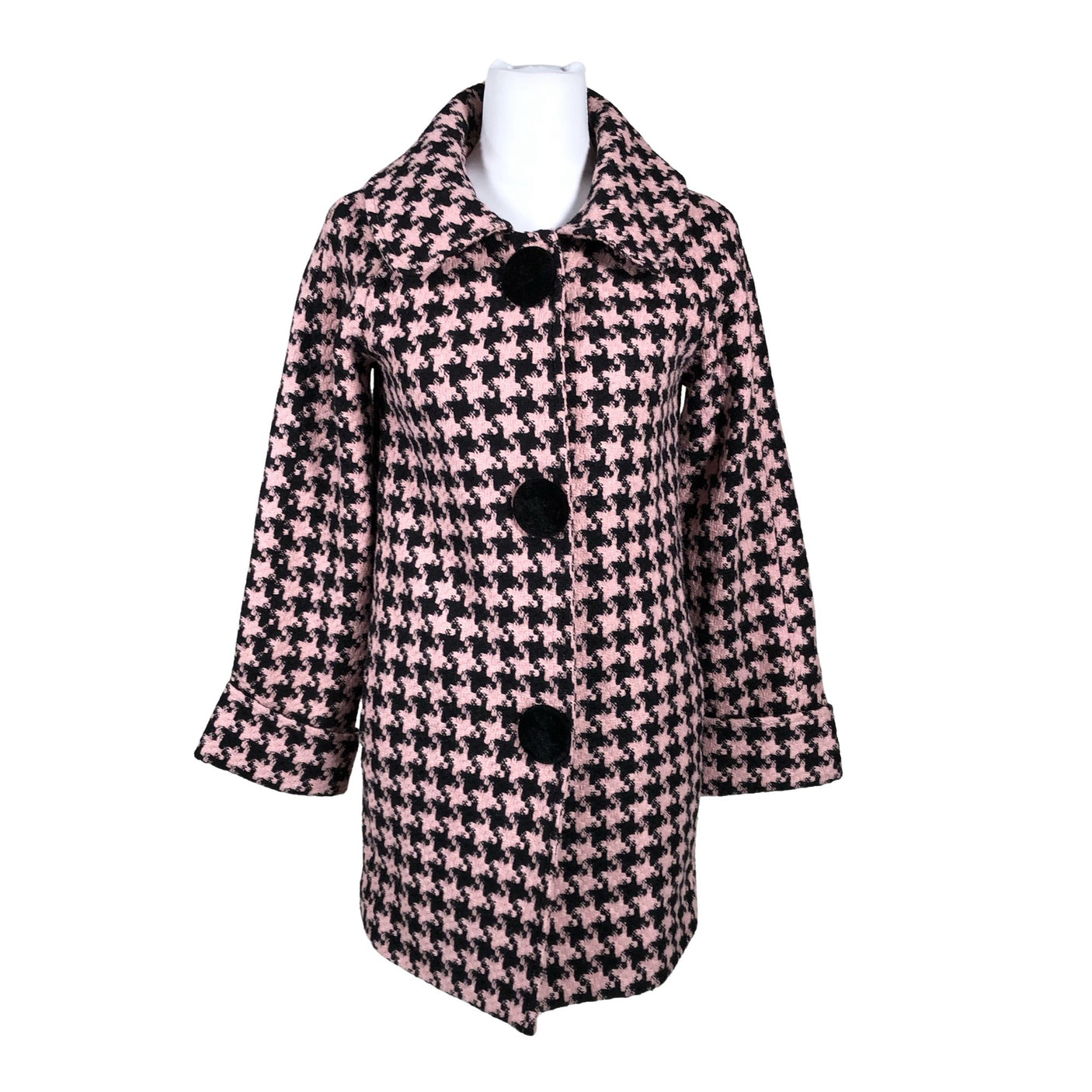 Unisex Hell Bunny - Wool coat, size 34 - Light pink (1)