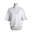 Unisex American Vintage - Short-sleeved blouse, size 38 - White ()