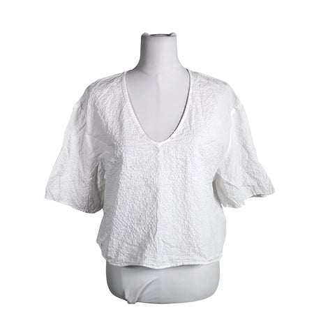 Unisex American Vintage - Short-sleeved blouse, size 38 - White ()