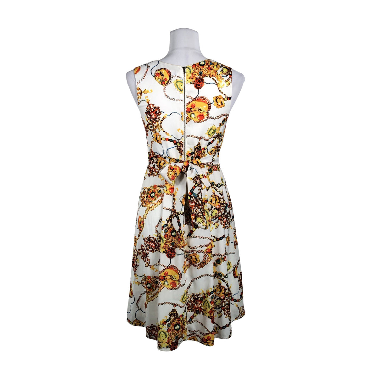 Unisex Andiata - Schiffon dress, size 38 - White (3)
