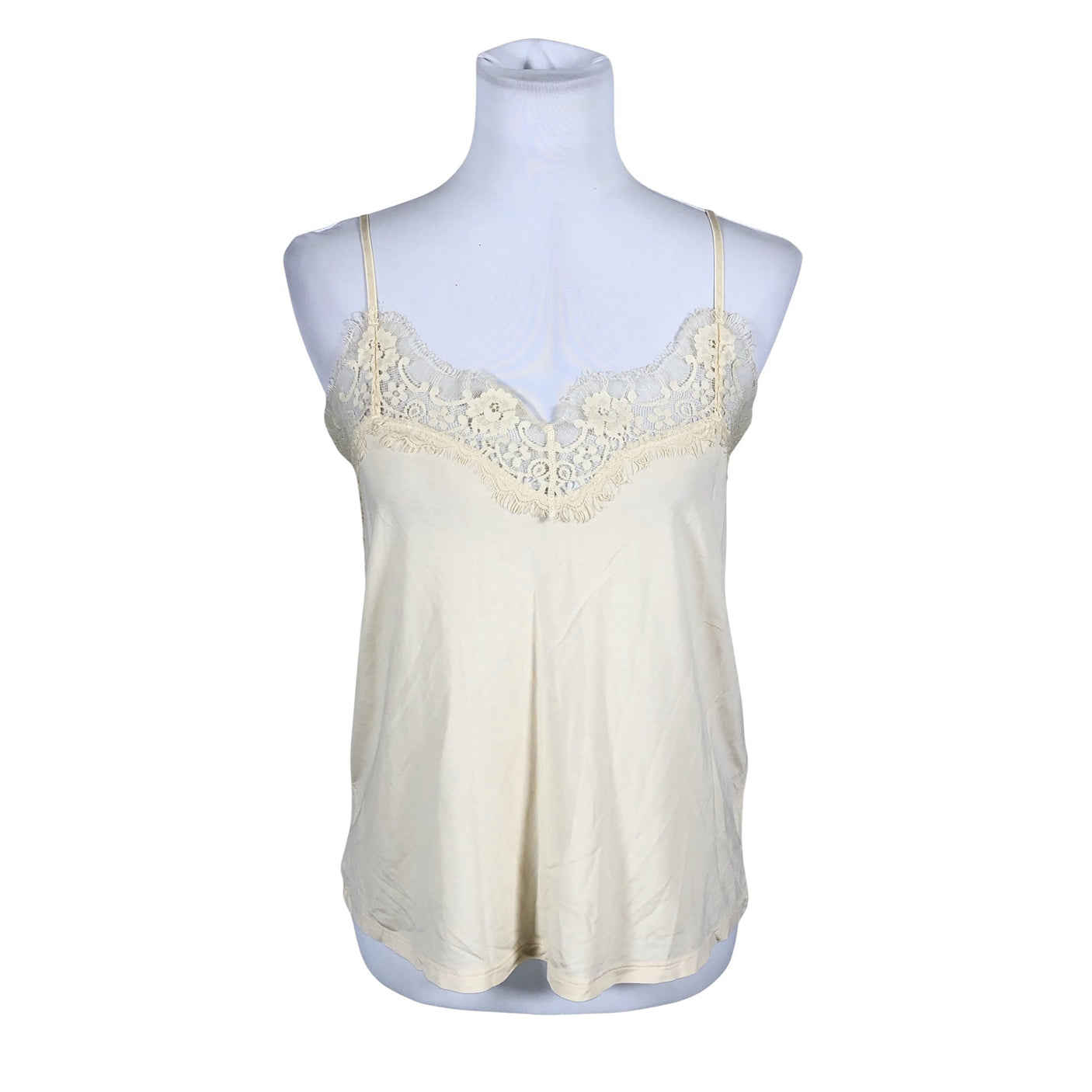 Unisex Samsoe&Samsoe - Tricot tank top, size 40 - Yellow (1)
