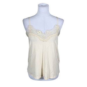 Unisex Samsoe&Samsoe - Tricot tank top, size 40 - Yellow (1)