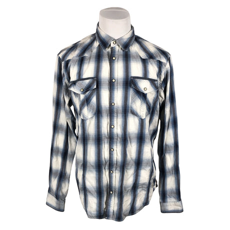 Unisex Blend - Collared shirt, size XXL - Blue ()