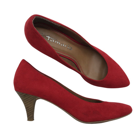 Unisex Tamaris - High heels, size 37 - Red ()