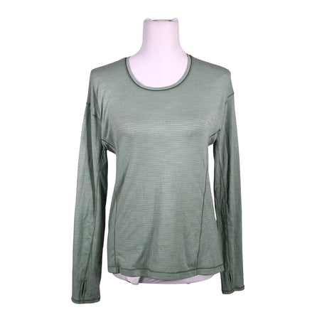Unisex Lululemon - Sports shirt, long sleeve, size 36 - Green ()