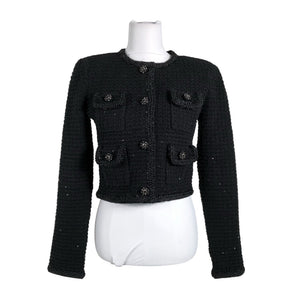 Unisex Self-portrait - Dress jacket, size 40 - Black (1)