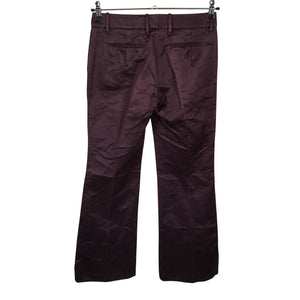 Unisex Hugo Boss - Straight leg trousers, size 36 - Wine red (2)