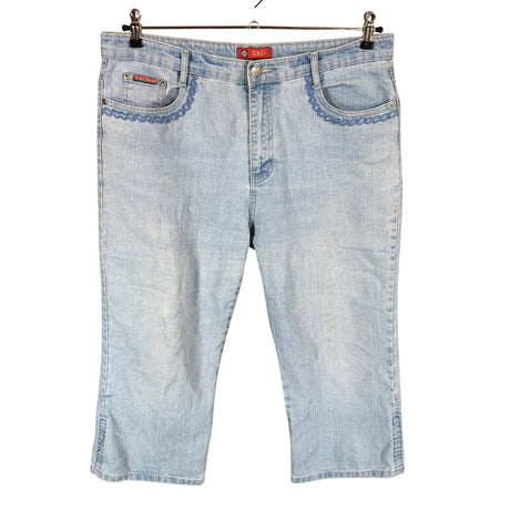 Unisex XD Jeans - Capri jeans, size 46 - Light blue ()