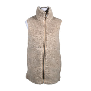 Unisex Soc - Faux fur vest, size 38 - Beige (1)