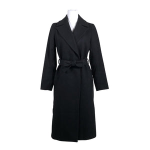 Unisex Massimo Dutti - Wool coat, size 38 - Black (1)