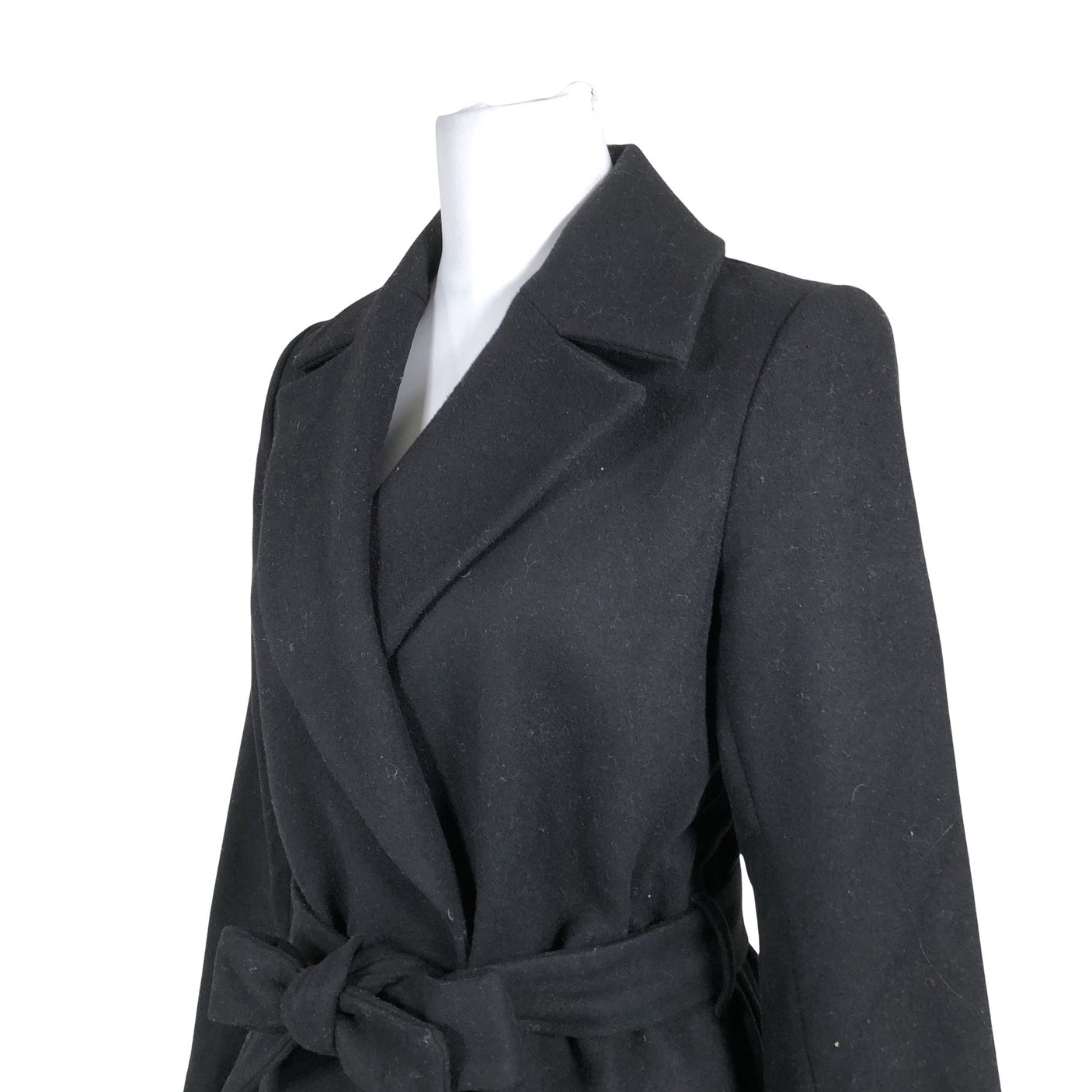 Unisex Massimo Dutti - Wool coat, size 38 - Black (2)