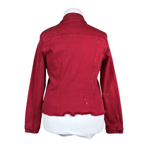 Unisex s.Oliver - Denim jacket, size 42 - Red (2)