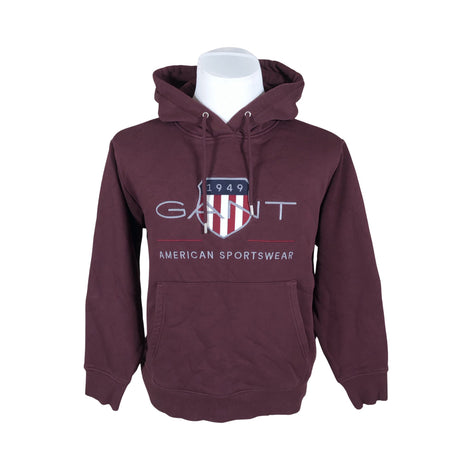 Unisex Gant - Hoodie, size XL - Wine red ()
