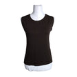 Unisex Voglia - Tricot tank top, size 36 - Brown ()