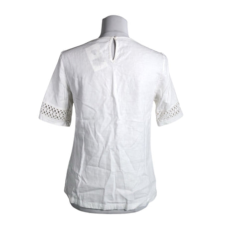 Unisex Marks&Spencer - Short-sleeved blouse, size 36 - White (2)