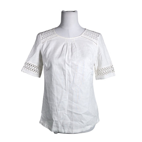 Unisex Marks&Spencer - Short-sleeved blouse, size 36 - White ()