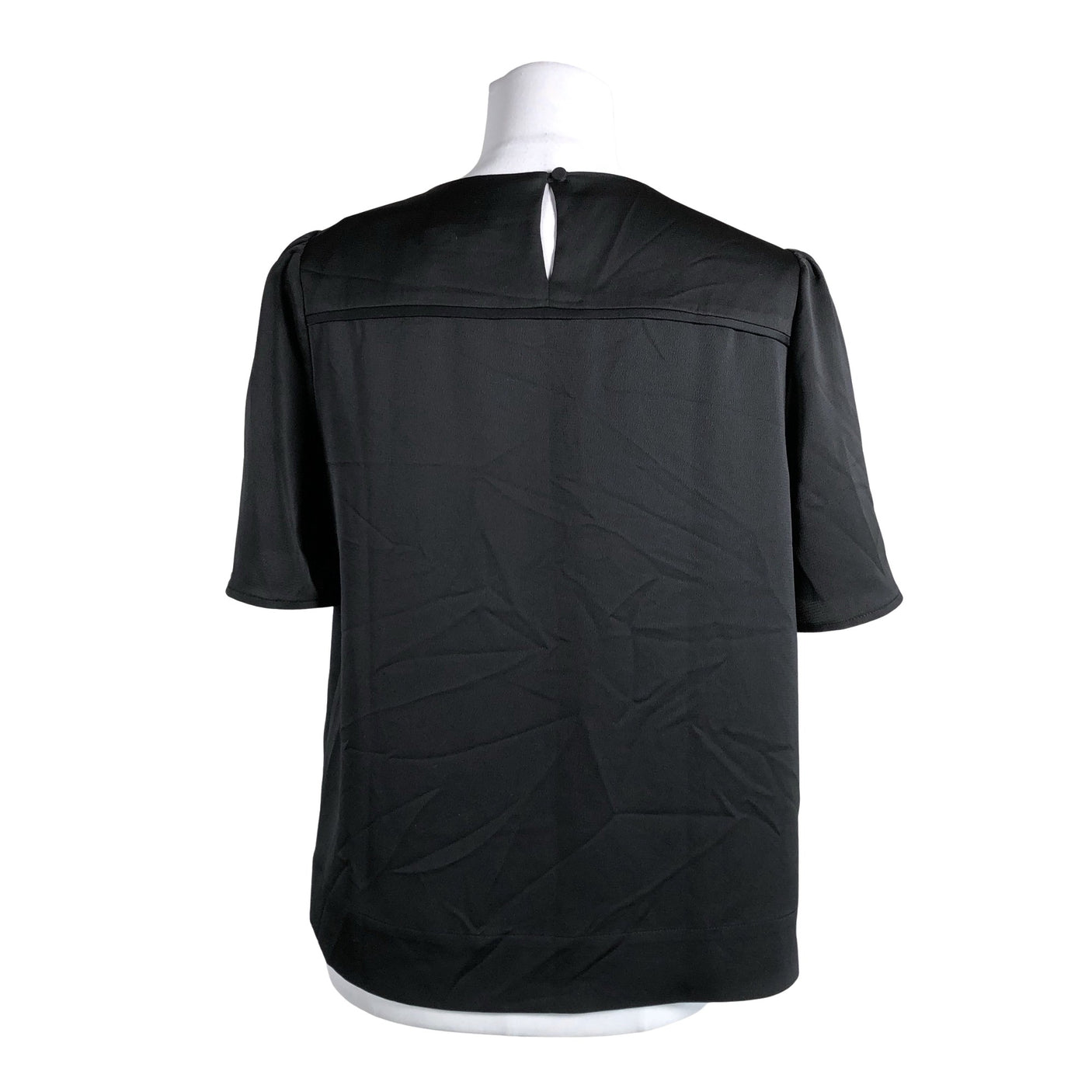 Unisex J. Crew - Short-sleeved blouse, size 38 - Black (2)