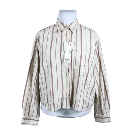 Unisex Uniqlo - Collared shirt, size 42 - Beige ()